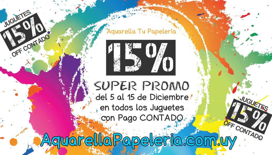 Super Promo Aquarella Tu Papeleria