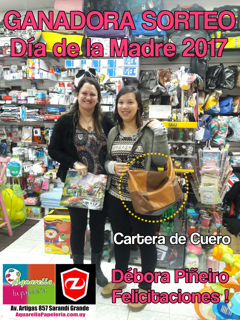 Ganadora Cartera Día de la Madre 2017