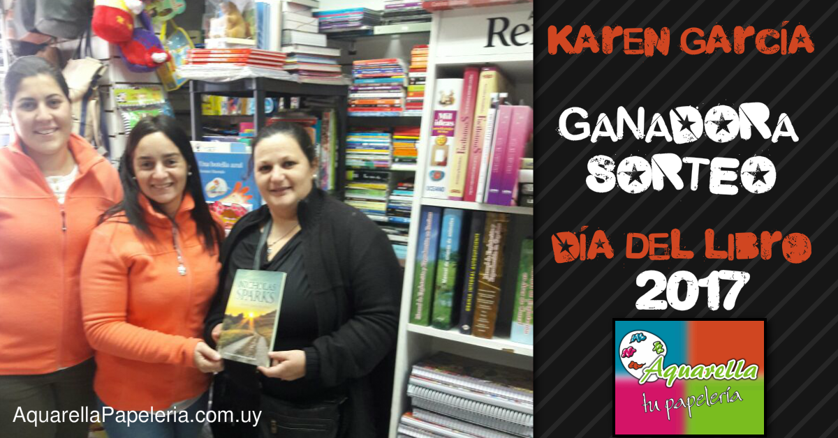 Ganadora Sorteo Día del Libro 2017 Karen García